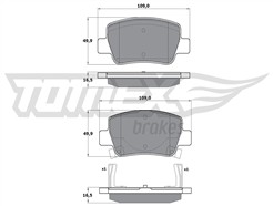 TOMEX Brakes TX 17-21