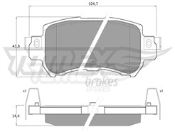 TOMEX Brakes TX 17-26