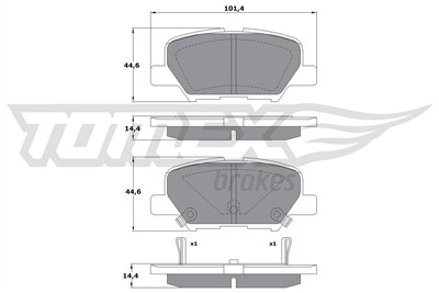 TOMEX Brakes TX 17-30 Číslo výrobce: 17-30. EAN: 5901646645158.