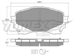TOMEX Brakes TX 17-41