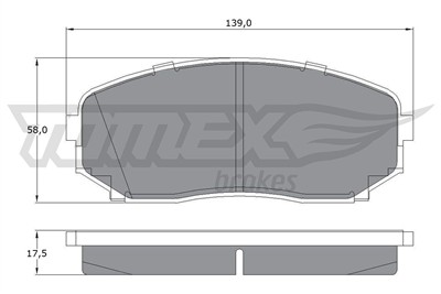 TOMEX Brakes TX 17-42 Číslo výrobce: 17-42. EAN: 5901646645264.