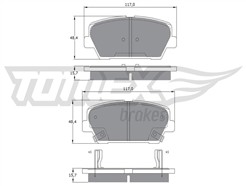 TOMEX Brakes TX 17-45