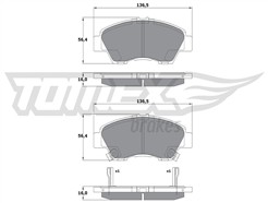 TOMEX Brakes TX 17-55
