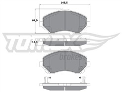 TOMEX Brakes TX 17-67