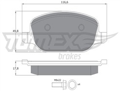 TOMEX Brakes TX 17-70