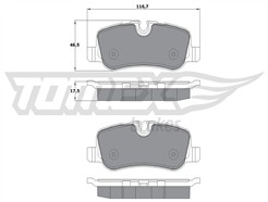 TOMEX Brakes TX 17-72