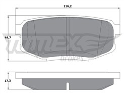 TOMEX Brakes TX 17-78
