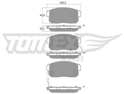 TOMEX Brakes TX 17-97