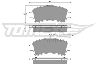 TOMEX Brakes TX 18-11 Číslo výrobce: 18-11. EAN: 5901646646308.