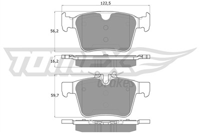 TOMEX Brakes TX 18-16 Číslo výrobce: 18-16. EAN: 5901646646858.