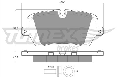 TOMEX Brakes TX 18-34 Číslo výrobce: 18-34. EAN: 5901646649545.