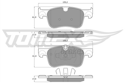 TOMEX Brakes TX 18-35 Číslo výrobce: 18-35. EAN: 5901646649552.