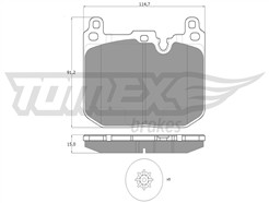 TOMEX Brakes TX 18-481