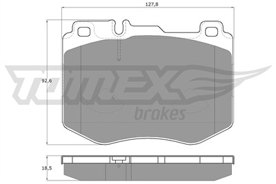 TOMEX Brakes TX 18-52 Číslo výrobce: 18-52. EAN: 5901646649729.
