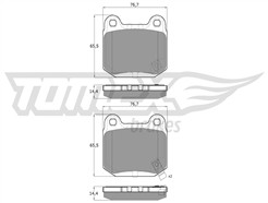 TOMEX Brakes TX 18-72