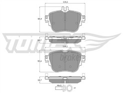 TOMEX Brakes TX 18-76