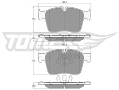 TOMEX Brakes TX 18-84