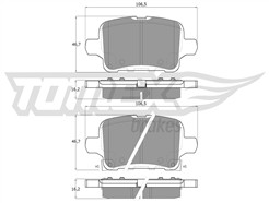 TOMEX Brakes TX 19-11