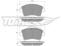 TOMEX Brakes TX 19-15