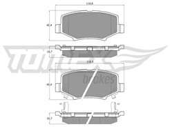 TOMEX Brakes TX 19-21