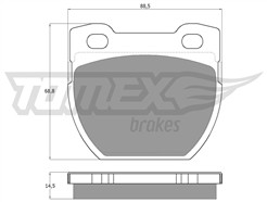 TOMEX Brakes TX 19-24