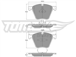 TOMEX Brakes TX 19-45