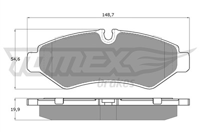 TOMEX Brakes TX 19-51 Číslo výrobce: 20747. EAN: 5901646602069.