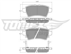 TOMEX Brakes TX 19-57