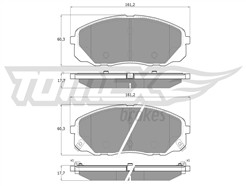 TOMEX Brakes TX 19-68