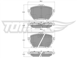 TOMEX Brakes TX 19-84