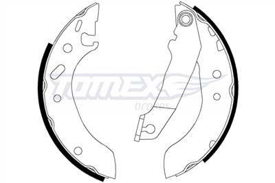 TOMEX Brakes TX 20-53 Číslo výrobce: 20-53. EAN: 5906485554524.