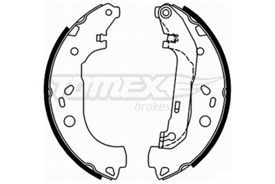 TOMEX Brakes TX 21-87 Číslo výrobce: 21-87. EAN: 5906485557563.
