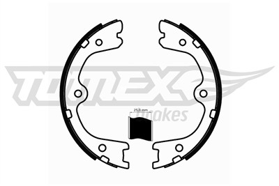 TOMEX Brakes TX 22-23 Číslo výrobce: 22-23. EAN: 5906485558218.