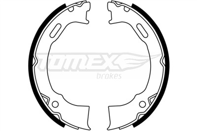 TOMEX Brakes TX 22-87 Číslo výrobce: 22-87.