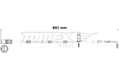 TOMEX Brakes TX 31-00 Číslo výrobce: 31-00. EAN: 5901646643864.