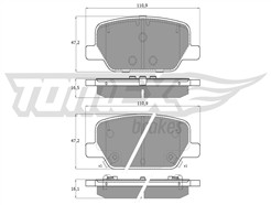 TOMEX Brakes TX 60-06