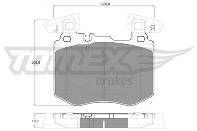 TOMEX Brakes TX 60-32 Číslo výrobce: 21152. EAN: 5901646609280.