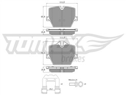 TOMEX Brakes TX 60-36