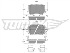 TOMEX Brakes TX 60-44
