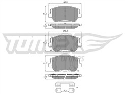 TOMEX Brakes TX 60-45