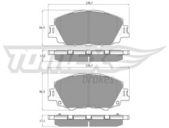 TOMEX Brakes TX 60-71