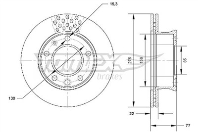 TOMEX Brakes TX 70-07 Číslo výrobce: 70-07. EAN: 5901646647145.