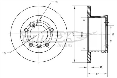 TOMEX Brakes TX 70-35 Číslo výrobce: 70-35. EAN: 5901646647428.