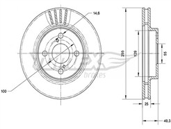 TOMEX Brakes TX 71-10