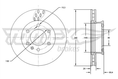 TOMEX Brakes TX 71-19 Číslo výrobce: 71-19. EAN: 5901646648265.