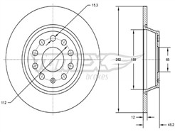 TOMEX Brakes TX 71-37