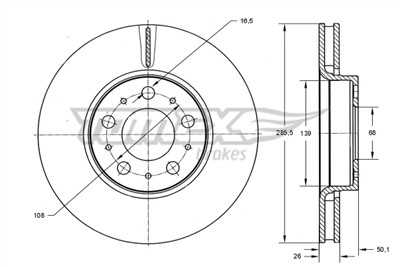 TOMEX Brakes TX 71-43 Číslo výrobce: 71-43. EAN: 5901646648500.