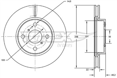 TOMEX Brakes TX 71-70 Číslo výrobce: 71-70. EAN: 5901646648777.