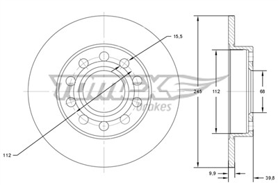 TOMEX Brakes TX 71-71 Číslo výrobce: 71-71. EAN: 5901646648784.