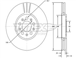 TOMEX Brakes TX 72-04